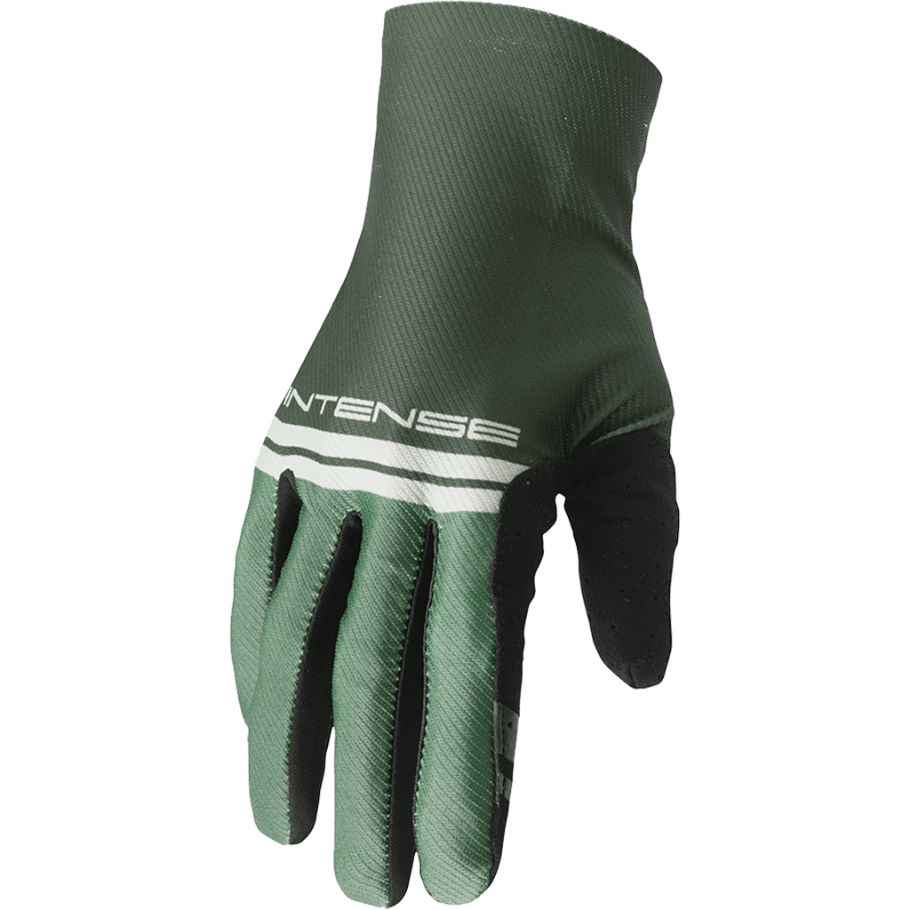 Green top bike gloves