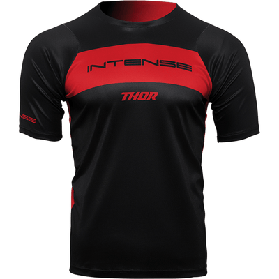 INTENSE x THOR Assist Dart Black/Red Short Sleeve Jersey Softgoods Apparel and Gear 