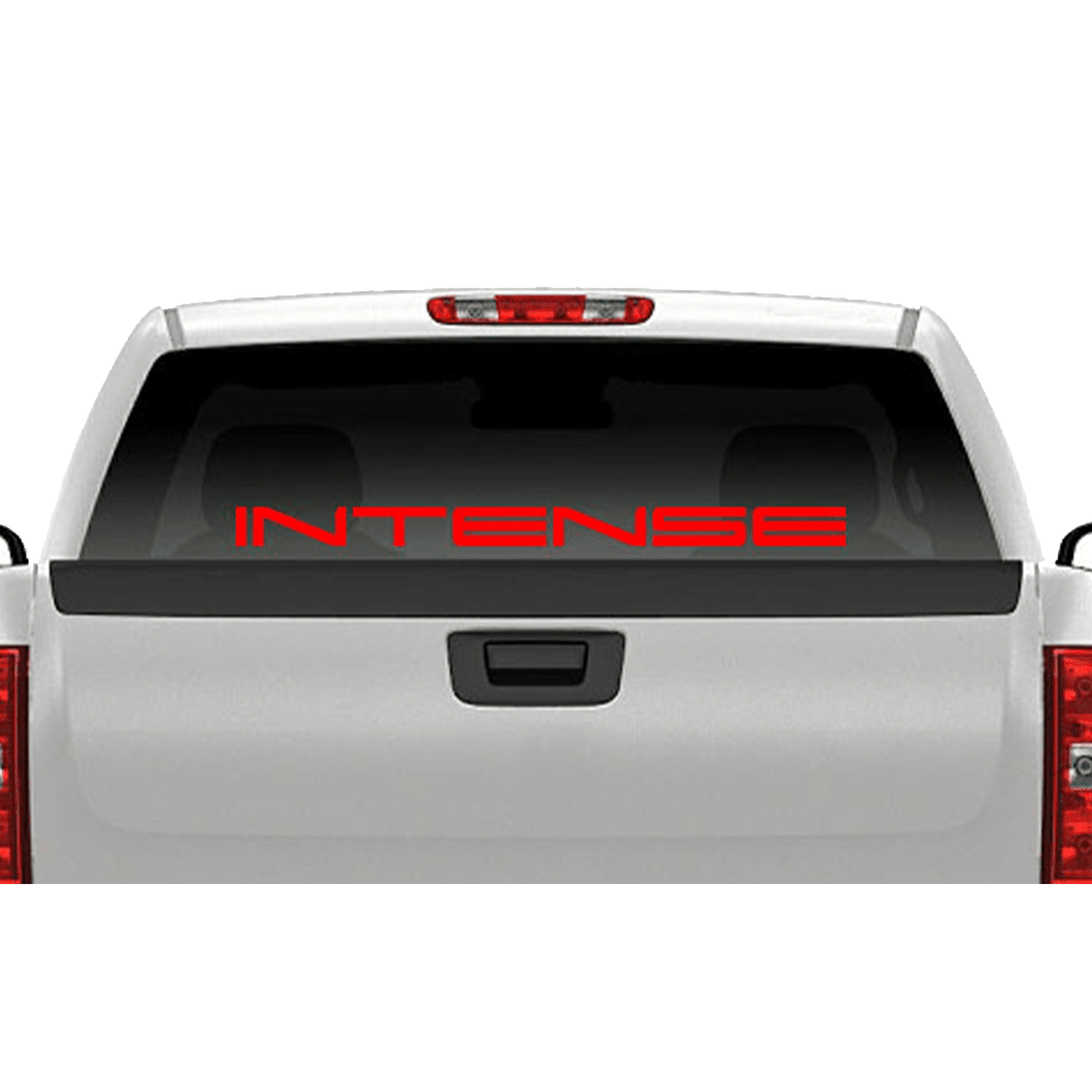 INTENSE Windshield Decal Softgoods Apparel / Gear Red 