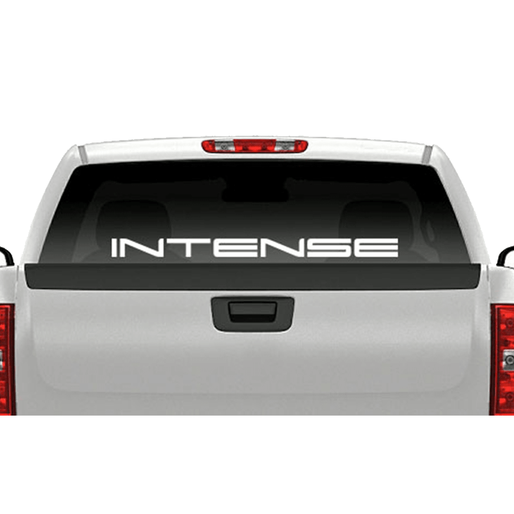INTENSE Windshield Decal Softgoods Apparel / Gear White 