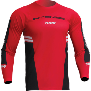 INTENSE x THOR Long Sleeve Red/Black Jersey Softgoods Apparel and Gear 